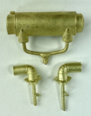 RRM Elesco Feedwater Heater with Exhaust Pipes