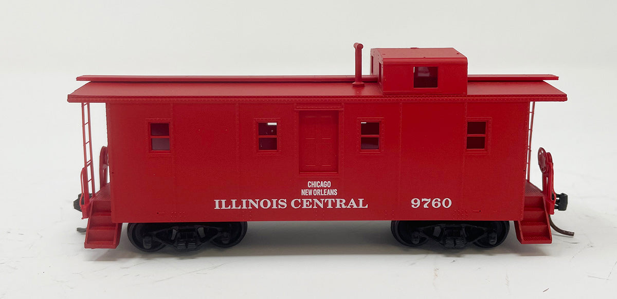 CCS1025 IC Side Door Caboose - IC Red #9760
