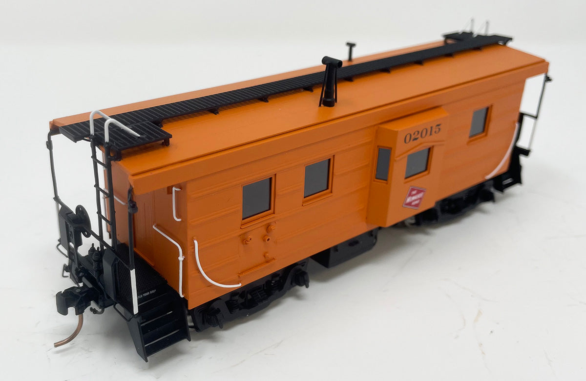RRM02015HR Milw Rd Rib Side Caboose - Late #02015 Hi Rail
