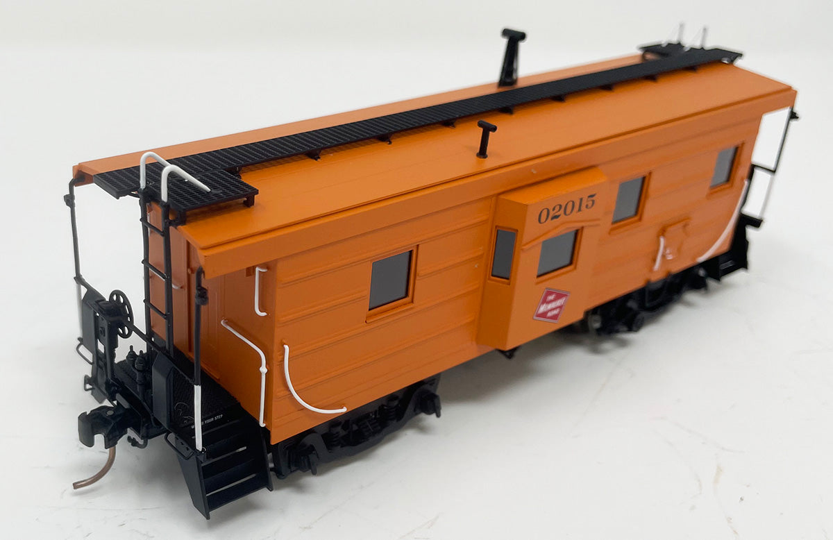 RRM02015HR Milw Rd Rib Side Caboose - Late #02015 Hi Rail