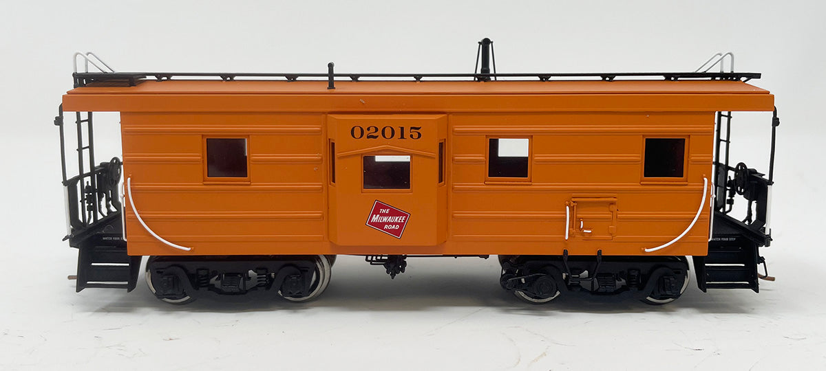 RRM02015HR Milw Rd Rib Side Caboose - Late #02015 Hi Rail