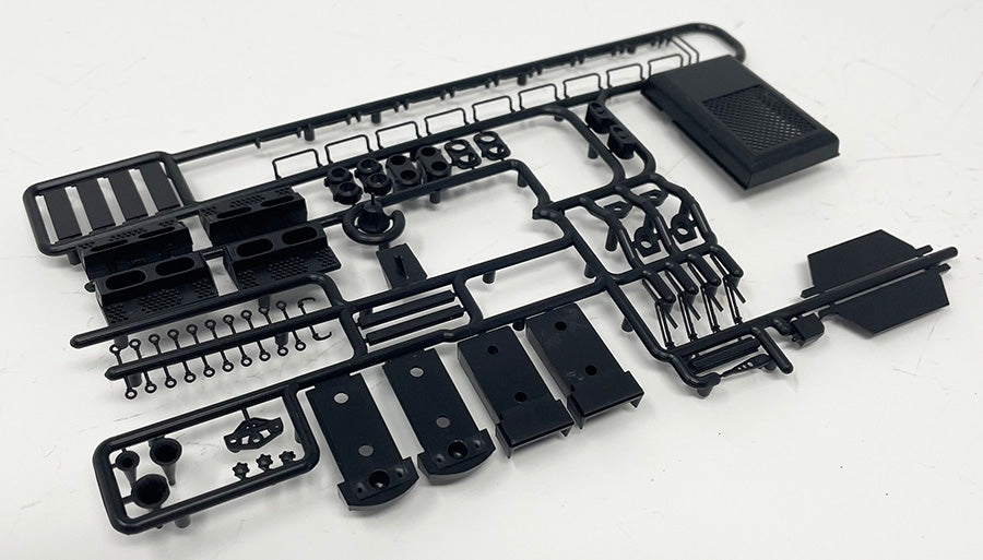 RED GP9 Detail Sprue - Black
