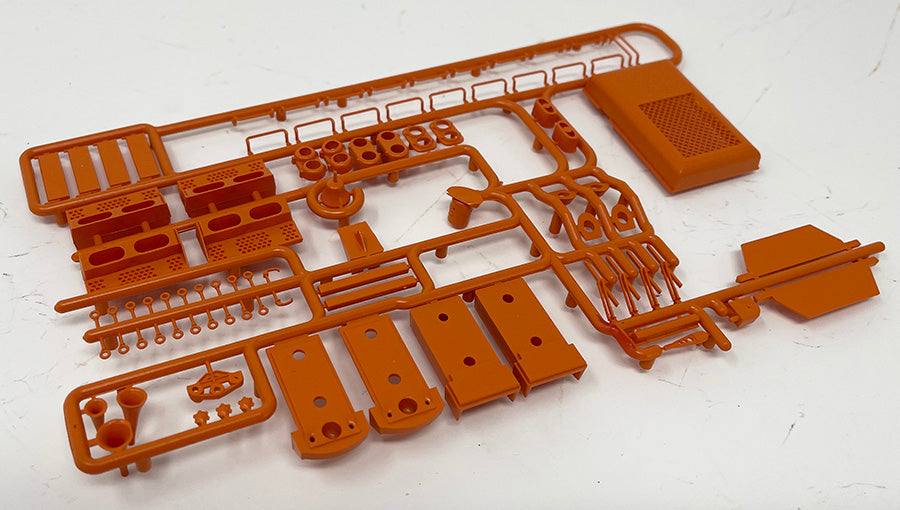 RED GP9 Detail Sprue - Orange (GN)