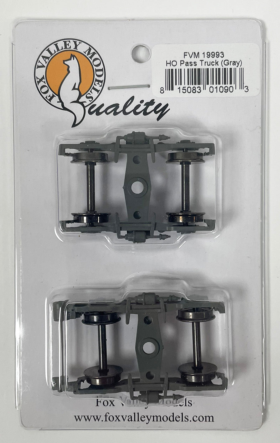 FVM 19993 HO Hiawatha Passenger Trucks - Gray