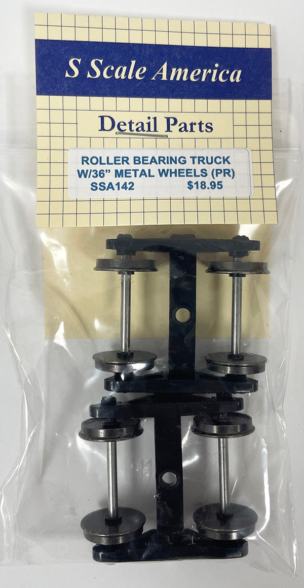 SSA142 S Roller Bearing Truck w/36" Metal Wheels
