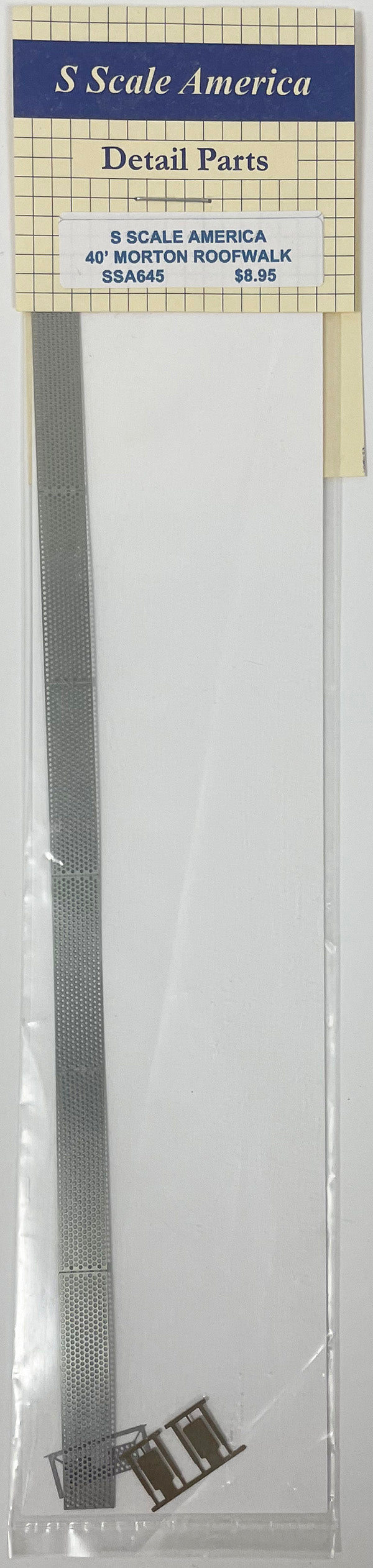 SSA645 S Scale 40' Morton Style Roofwalk (Etched)