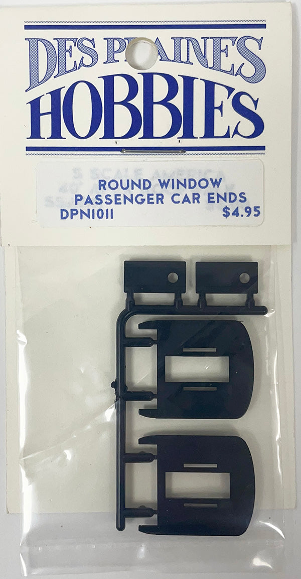 DPN1011 N Scale Round Window Passenger Car Ends