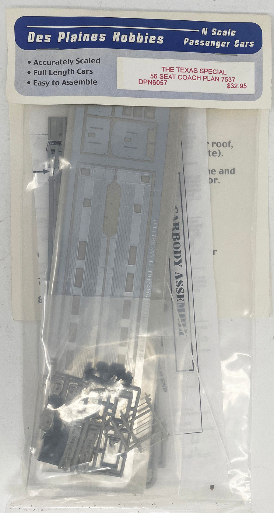 DPN6057 N Texas Special 56 Seat Coach Kit