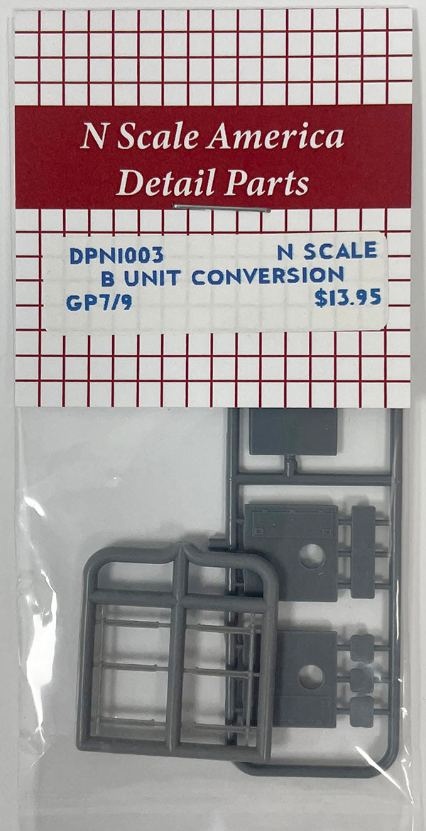 DPN1003 N Scale GP7/9 B Unit Conversion Kit
