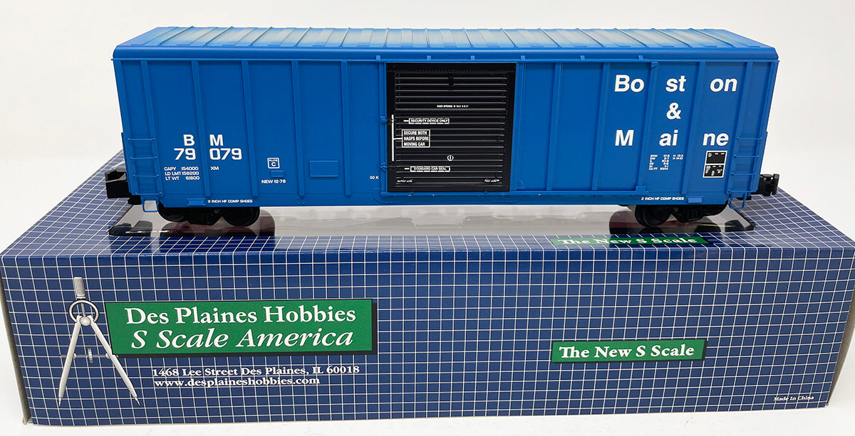 SSA2103 50' PS5344 Cuft Boxcar - B&M Boston & Maine