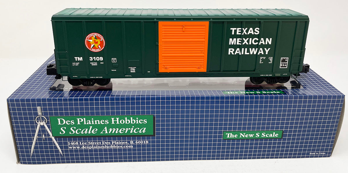 SSA2105 50' PS5344 Cuft Boxcar - TM Texas Mexican Railway