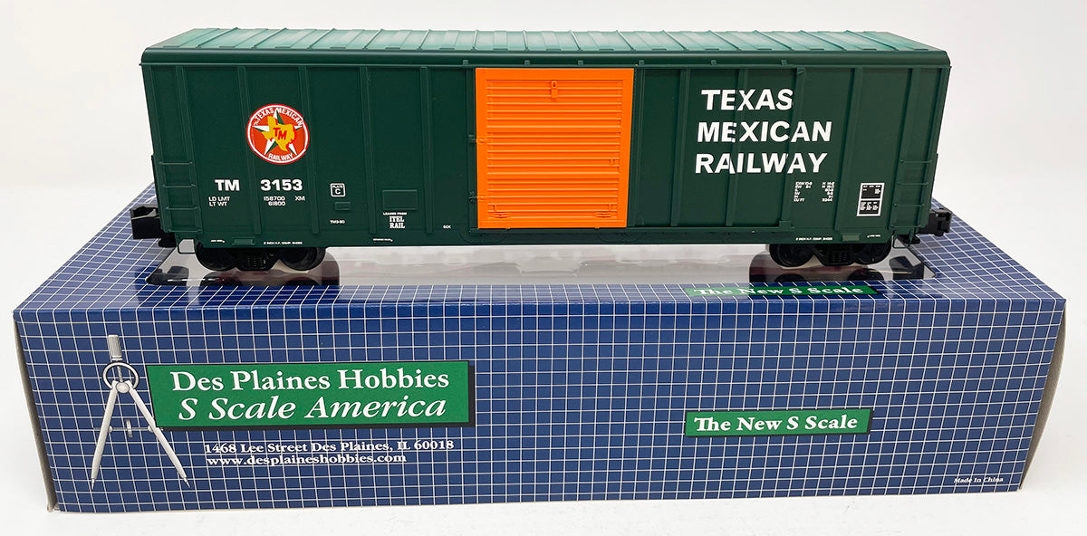 SSA2105 50' PS5344 Cuft Boxcar - TM Texas Mexican Railway