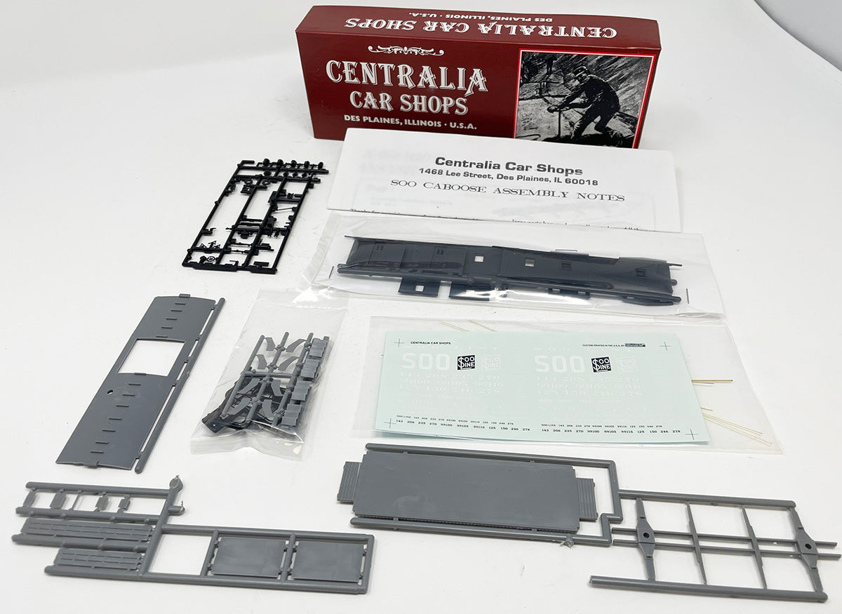 CCS1101 Soo Line Wood Caboose Kit
