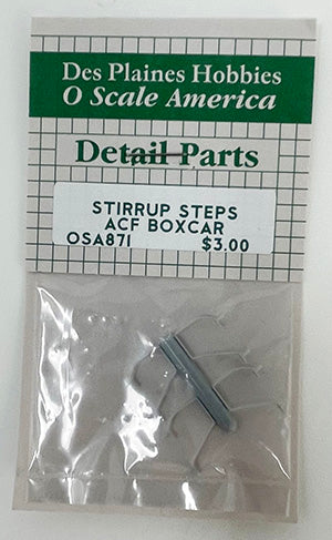OSA871 O Stirrup Steps - ACF Boxcar