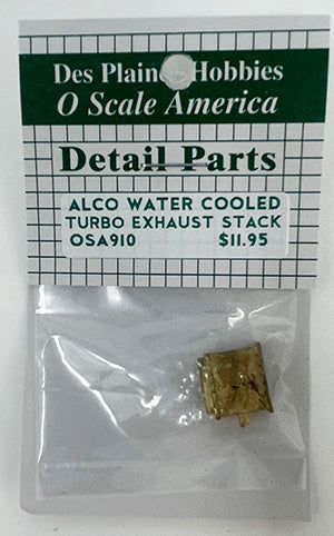 OSA909 O ALCO Turbo Exhaust Stack -Water Cooled