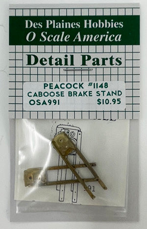 OSA991 O Caboose Brake Stand - Peacock #1148