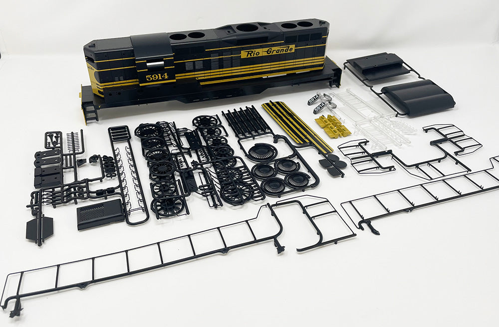 RED GP9 Shell - D&RGW #5914 Ptd Kit