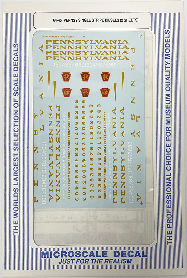 SSAD64-45 PRR Single Stripe Diesels