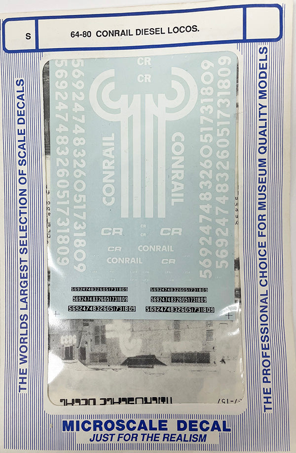 SSAD64-80 Conrail Diesel Locos