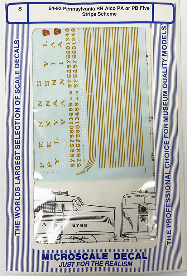 SSAD64-93 PRR ALCO PA/PB 5 Stripe