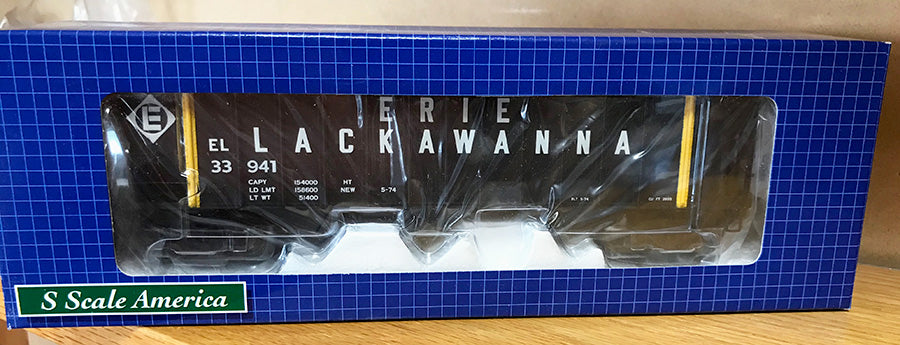 SSA15012 3 Bay Hopper - Erie Lackawanna #33941
