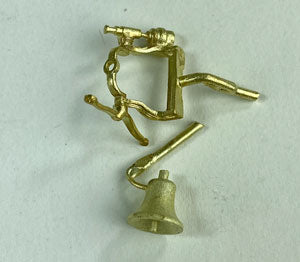 RRM Bell & Carriage - Moveable - Smokebox Front Mount with Air Ringer