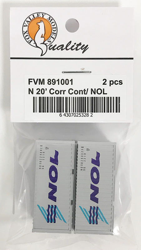 FVM 891001 20' Corrugated Container/ NOL 2 Pack