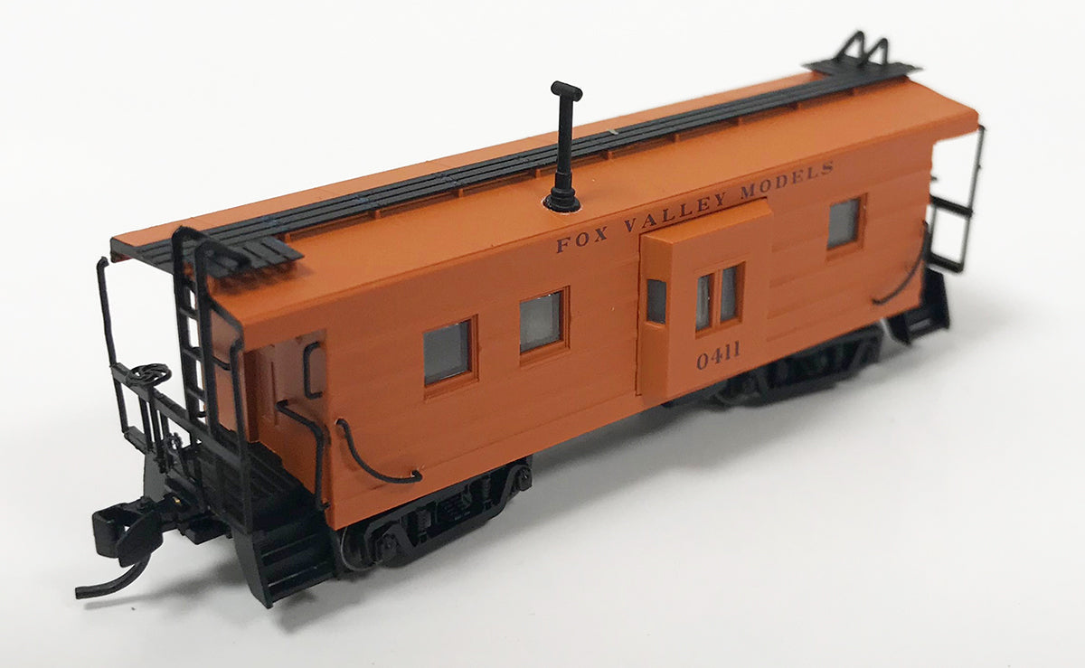 N FVM Line #0411 - Milw Rd Rib Sided Caboose