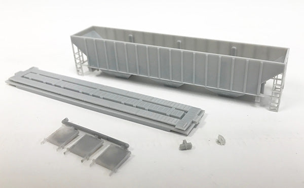 N Kit 3 Bay Covered Hopper 4740 Cuft Scale America n-kit-3-bay-covered-hopper-4740-cuft-scale-america