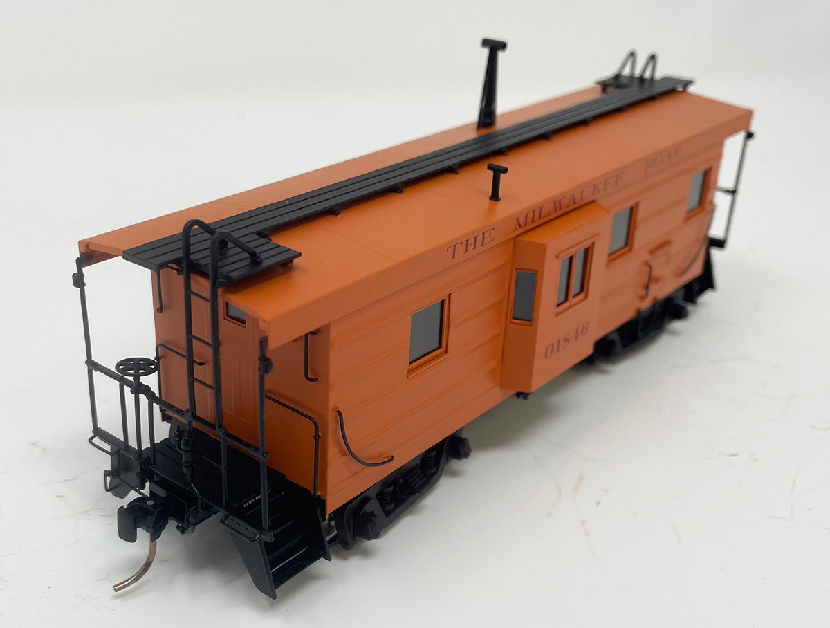 RRM01846 Milw Rd Rib Side Caboose - Early #01846