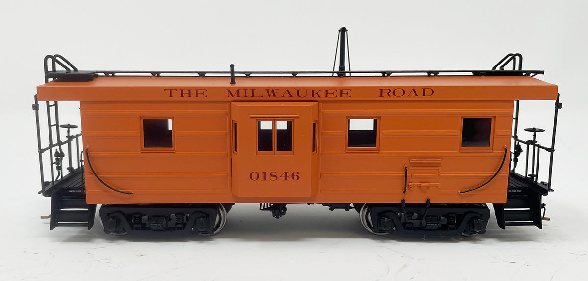 RRM01846 Milw Rd Rib Side Caboose - Early #01846