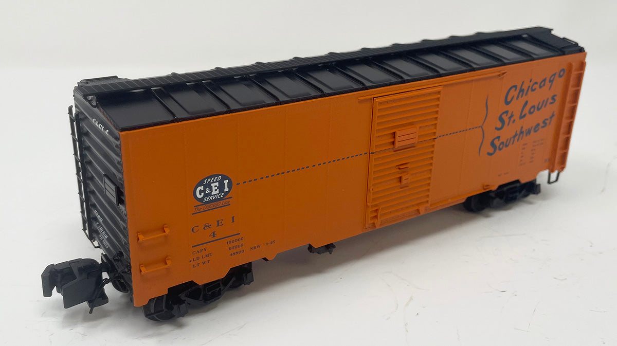 SSA25014 40' Modified AAR Boxcar - C&EI Chicago & Eastern Illinois #4