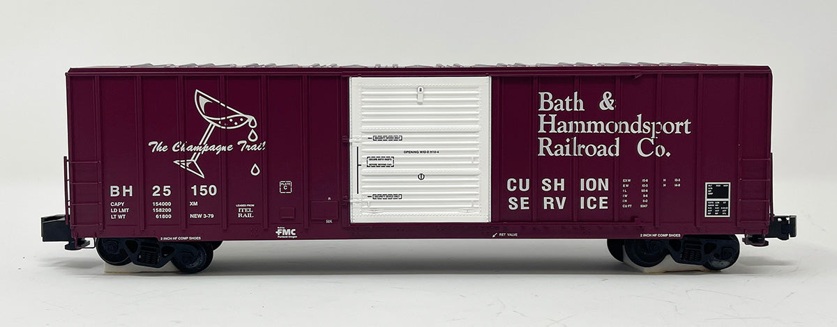SSA2003 50' FMC 5347 Cuft Boxcar - BH Bath & Hammondsport – Scale America