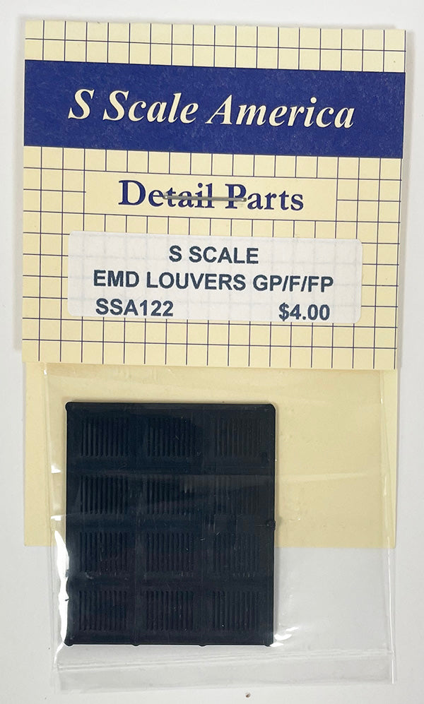 SSA122 S EMD Louvers for GP/F / FP Units