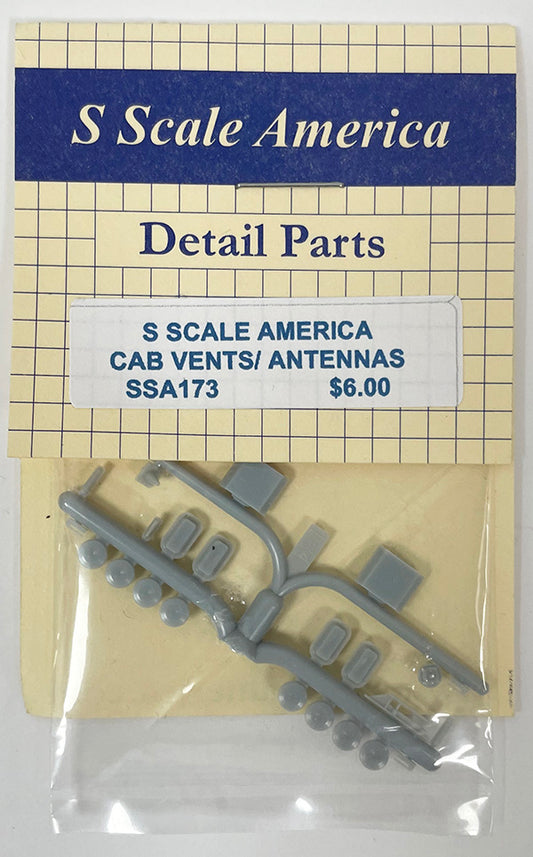 SSA173 S Cab Vents and Antennas