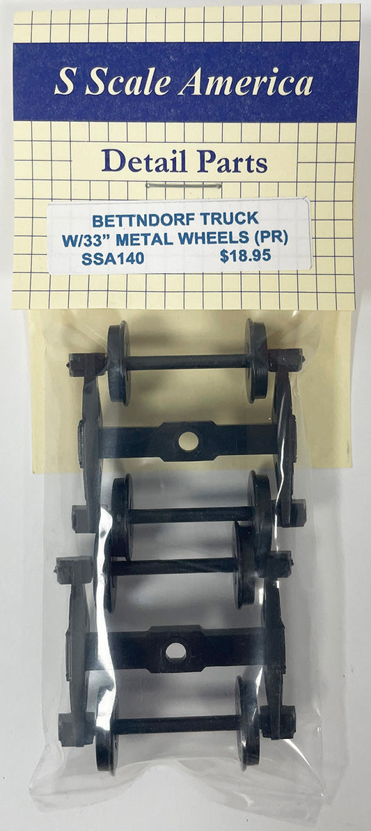 SSA140 S Bettendorf Truck w/33" Metal Wheels