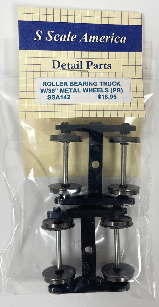SSA142 S Roller Bearing Truck w/36" Metal Wheels