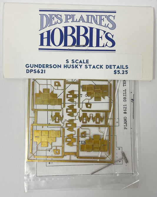 SSA621 S Scale Husky Stack Details (Etched)