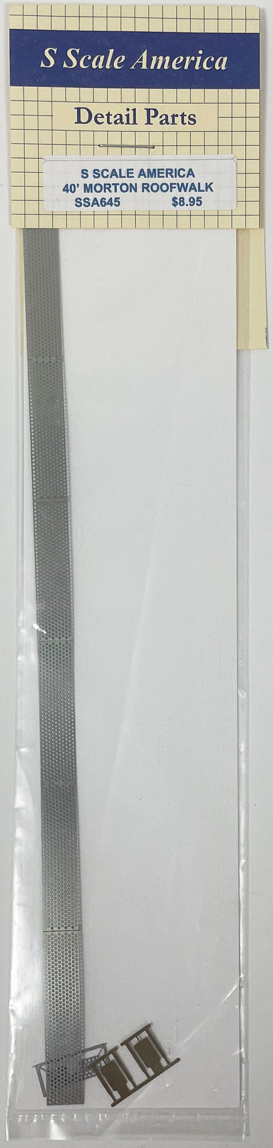 SSA645 S Scale 40' Morton Style Roofwalk (Etched)