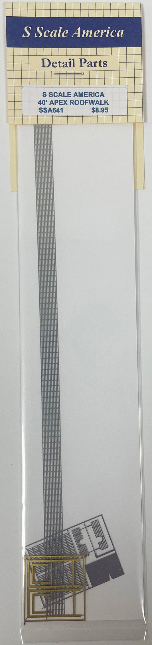 SSA641 S Scale 40' Apex Style Roofwalk (Etched)