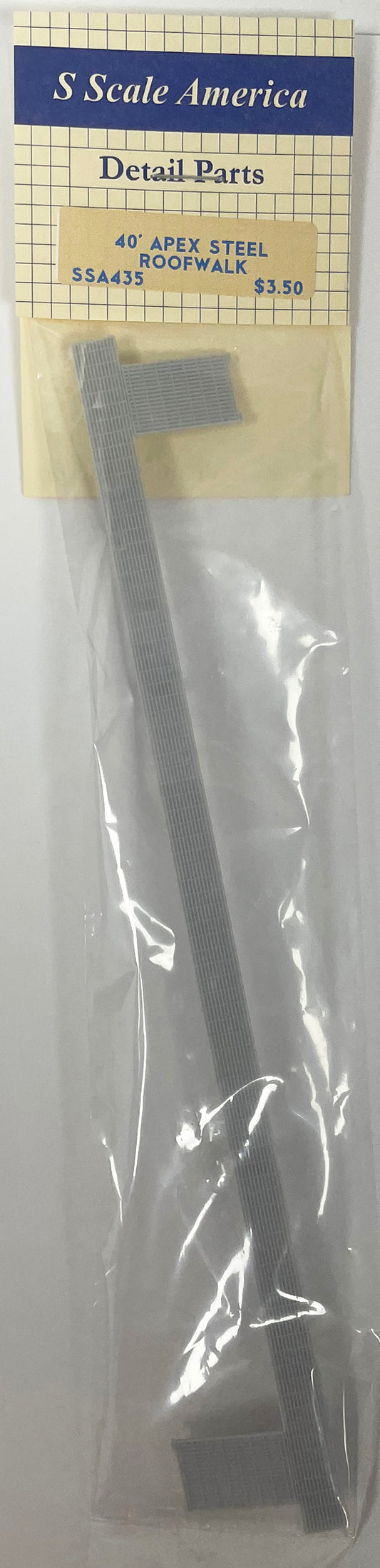 SSA435 S Scale 40' Apex Roofwallk (Plastic)