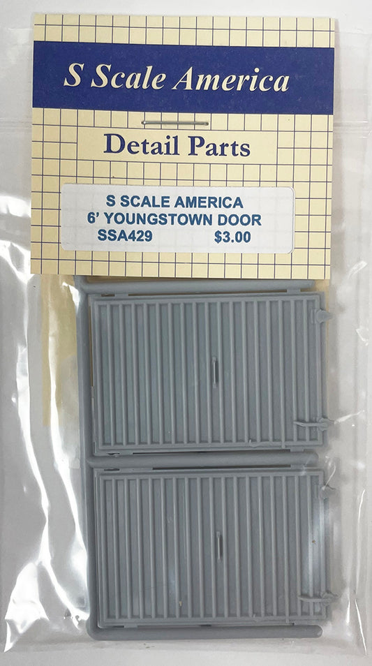 SSA429 S Scale 6' Youngstown Door 10' High
