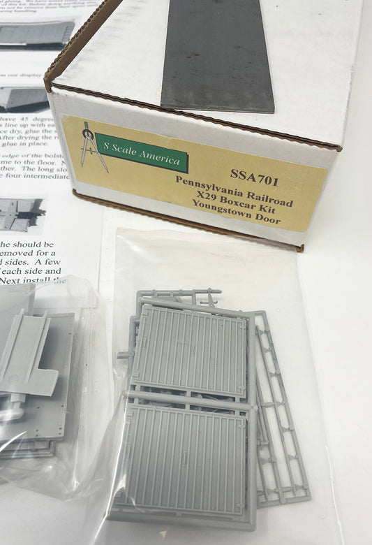 SSA701 S Scale X-29 Boxcar Kit - Youngstown Door