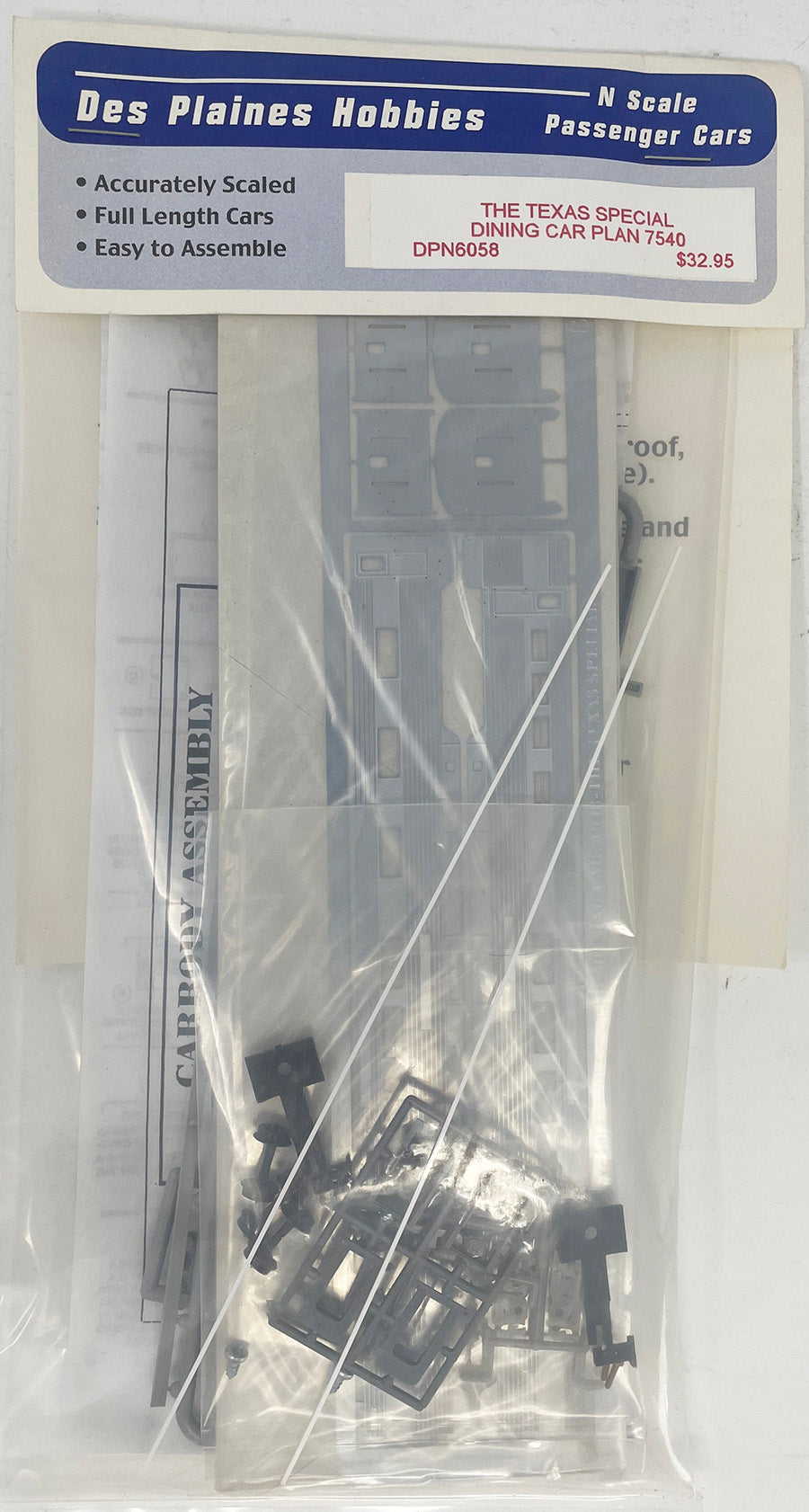 DPN6058 N Texas Special Dining Car Kit