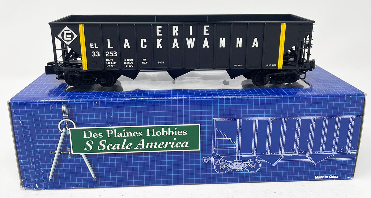 SSA15011 3 Bay Hopper - Erie Lackawanna #33253