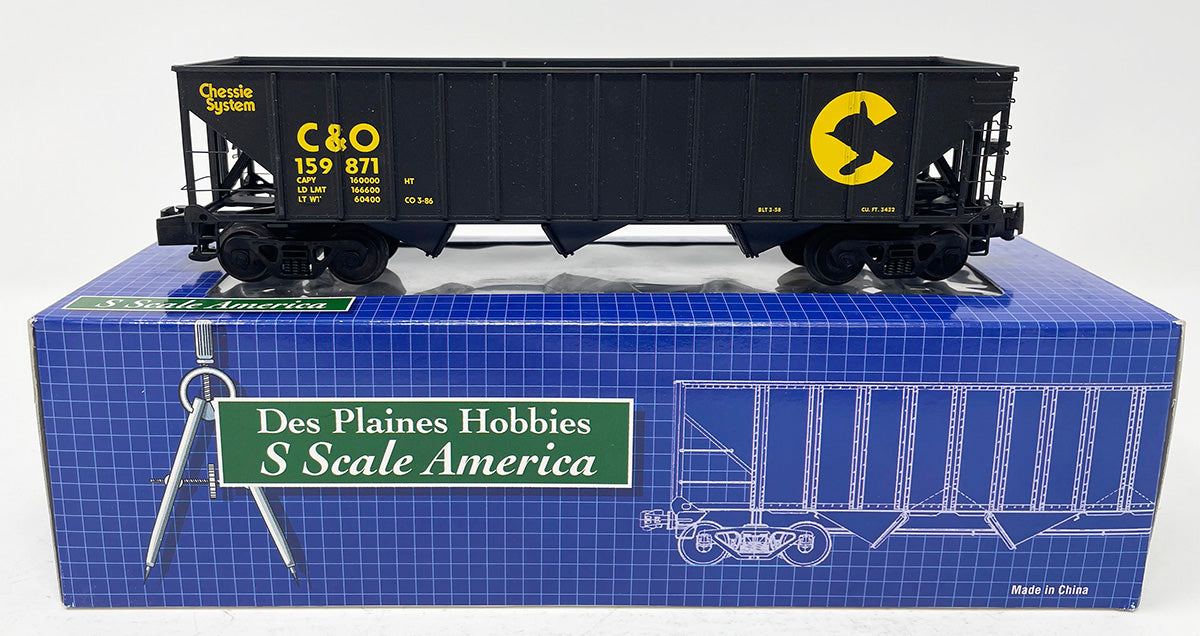 SSA15081 3 Bay Hopper - Chessie C&O #159871