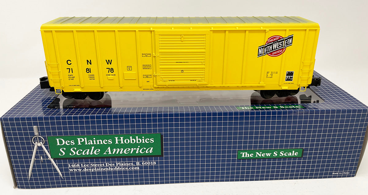 SSA2102 50' PS5344 Cuft Boxcar - CNW Chicago & NorthWestern