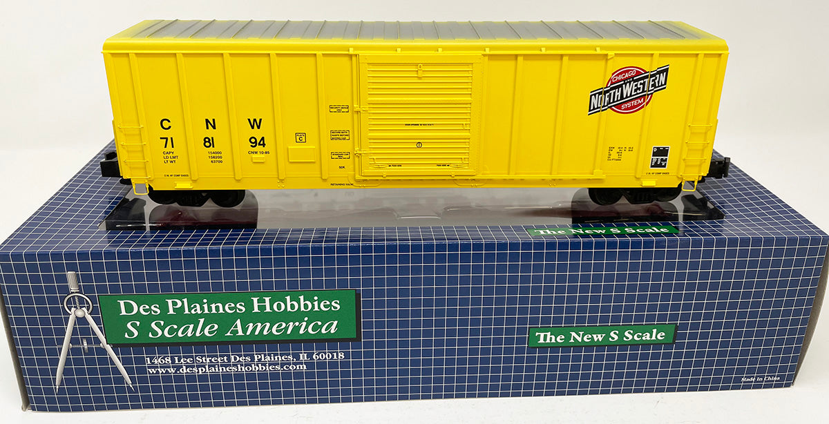 SSA2102 50' PS5344 Cuft Boxcar - CNW Chicago & NorthWestern