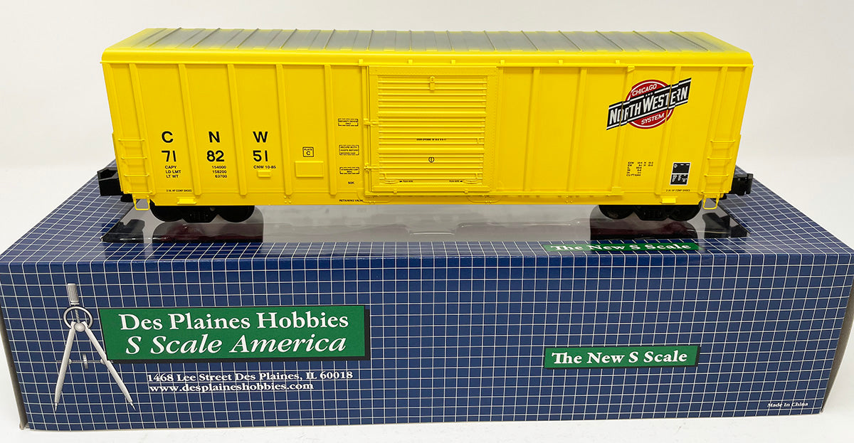 SSA2102 50' PS5344 Cuft Boxcar - CNW Chicago & NorthWestern