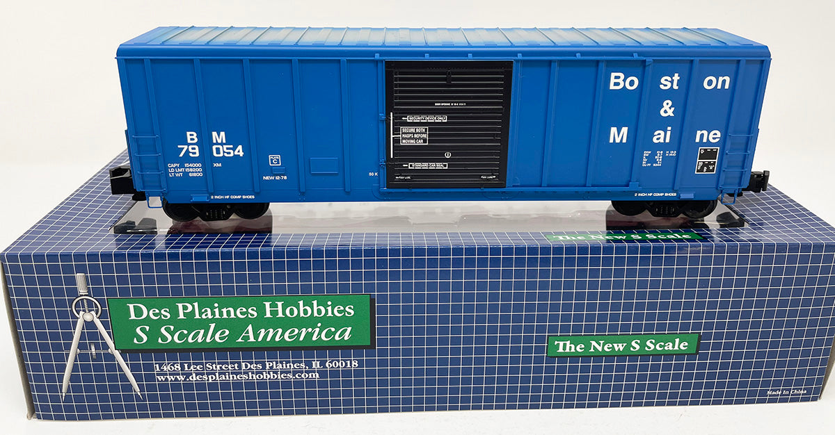 SSA2103 50' PS5344 Cuft Boxcar - B&M Boston & Maine